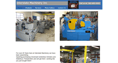 Desktop Screenshot of interstatemachineryinc.com