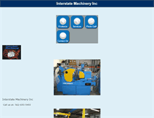 Tablet Screenshot of interstatemachineryinc.com